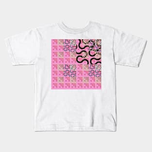 Asian spring mosaic Kids T-Shirt